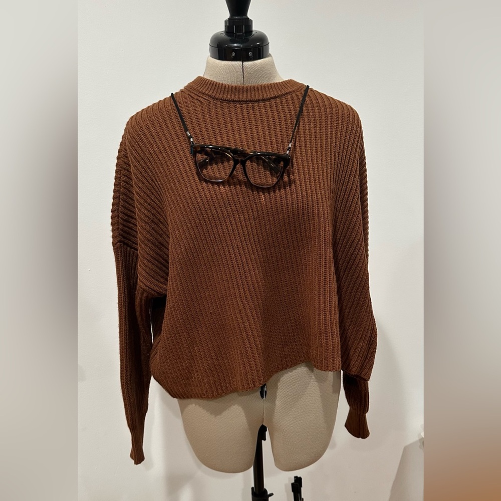 Sparrow Chocolate Knit Sweater